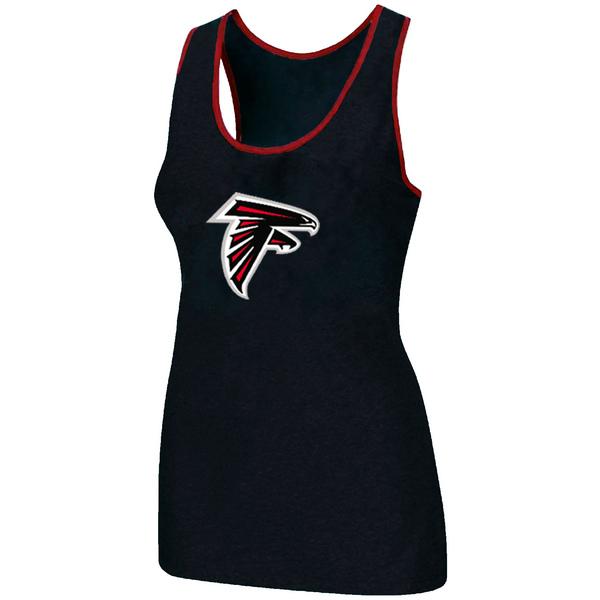 Cheap Women Nike NFL Atlanta Falcons Ladies Big Logo Tri-Blend Racerback stretch Tank Top Black