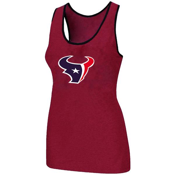 Cheap Women Nike NFL Houston Texans Ladies Big Logo Tri-Blend Racerback stretch Tank Top Red
