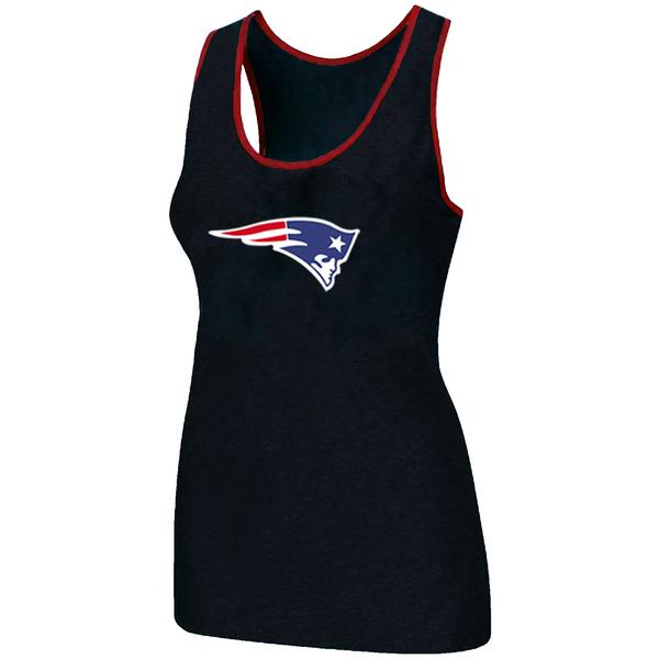 Cheap Women Nike NFL New England Patriots Ladies Big Logo Tri-Blend Racerback stretch Tank Top Black