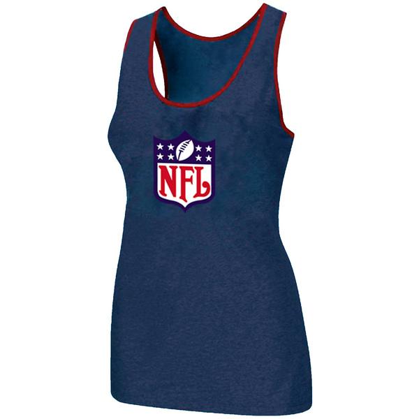 Cheap Women Nike NFL Ladies Big Logo Tri-Blend Racerback stretch Tank Top Blue