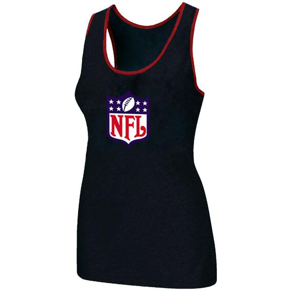 Cheap Women Nike NFL Ladies Big Logo Tri-Blend Racerback stretch Tank Top Black
