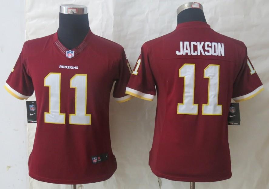 Cheap Women Nike Washington Redskins 11 DeSean Jackson Red Limited NFL Jerseys