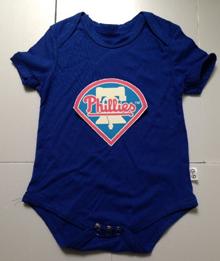 Newborn & Infant Philadelphia Phillies Blue MLB Shirt For Cheap