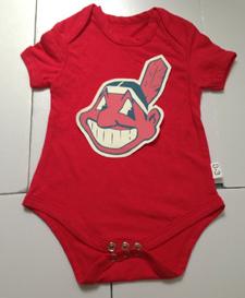 Newborn & Infant Cleveland Indians Red MLB Shirt For Cheap