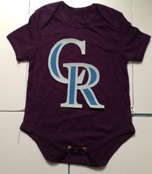 Newborn & Infant Colorado Rockies Purple MLB Shirt For Cheap