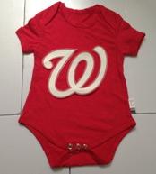 Newborn & Infant Washington Nationals Red MLB Shirt For Cheap