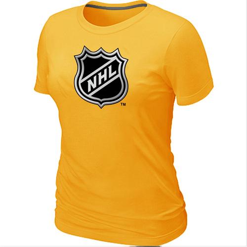 Cheap Women Logo Big & Tall Yellow NHL T-Shirt
