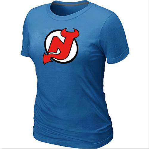 Cheap Women New Jersey Devils Big & Tall Logo L.blue NHL T-Shirt