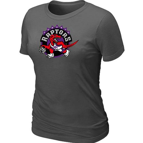 Cheap NBA Toronto Raptors Big & Tall Primary Logo D.Grey Women's T-Shirt