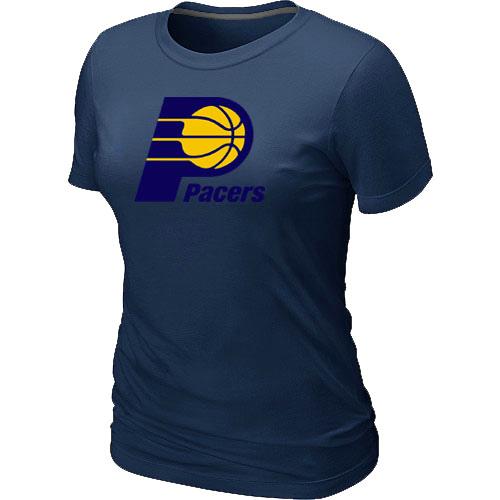 Cheap NBA Indiana Pacers Big & Tall Primary Logo D.Blue Women's T-Shirt
