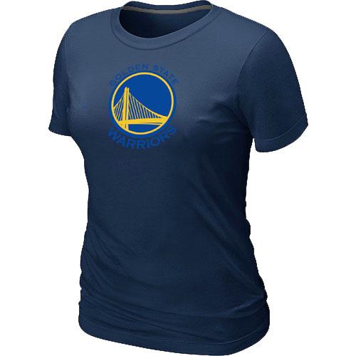 Cheap NBA Golden State Warriors Big & Tall Primary Logo D.Blue Women's T-Shirt