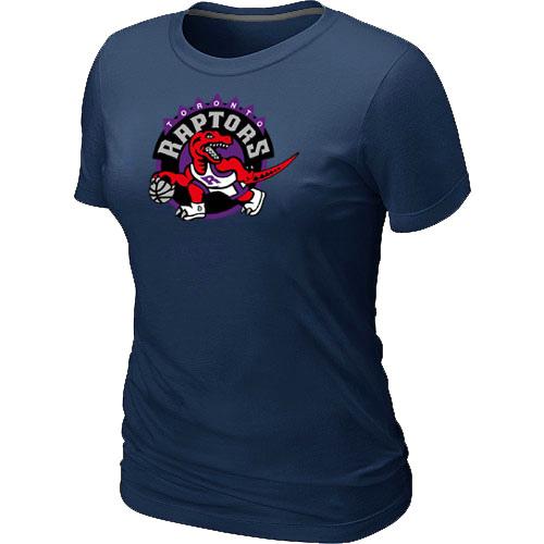 Cheap NBA Toronto Raptors Big & Tall Primary Logo D.Blue Women's T-Shirt