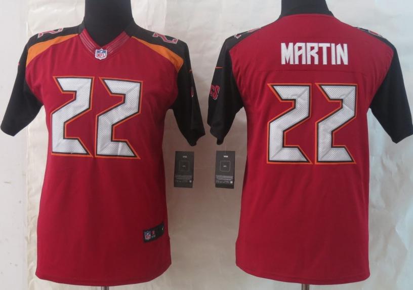 Kids Nike Tampa Bay Buccaneers 22 Doug Martin Red Limited NFL Jerseys Cheap