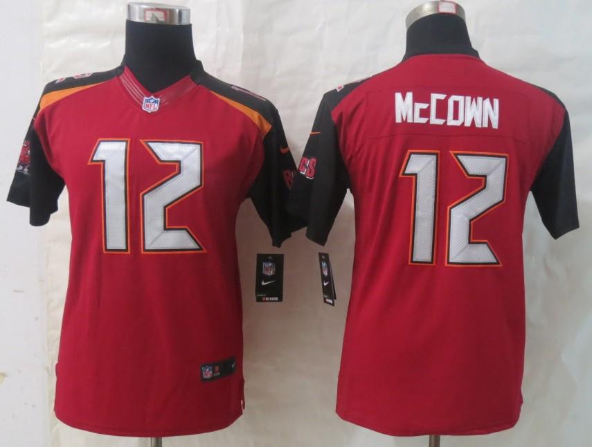 Kids Nike Tampa Bay Buccaneers 12 Josh McCown Red Limited NFL Jerseys Cheap