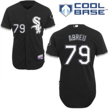 Chicago White Sox 79 Jose Abreu Black MLB Jerseys