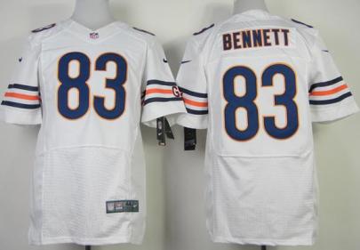Nike Chicago Bears 83 Martellus Bennett Elite White NFL Jerseys Cheap
