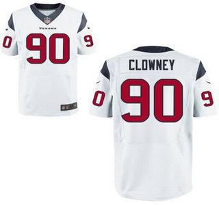 Nike Houston Texans 90 Jadeveon Clowney White Game NFL Jerseys Cheap