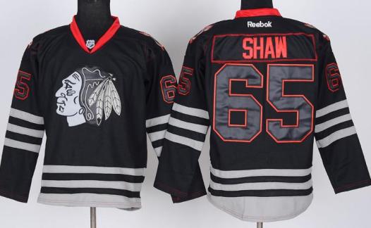 Chicago Blackhawks 65 Andrew Shaw Black ICE NHL Jerseys Cheap
