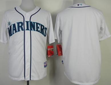 Seattle Mariners Blank White Cool Base MLB Jersey Cool Base MLB Jersey