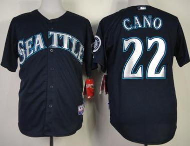 Seattle Mariners 22 Robinson Cano Blue Cool Base MLB Jerseys Seattle Mariners 22 Robinson Cano Blue Cool Base MLB Jerseys