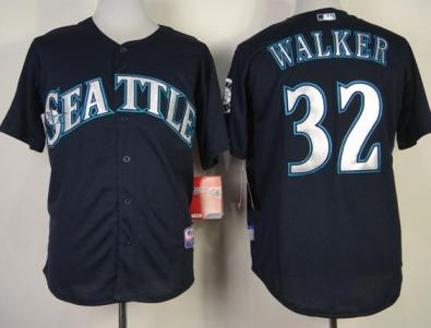 Seattle Mariners 32 Taijuan Walker Blue Cool Base MLB Jersey