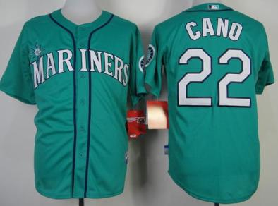 Seattle Mariners 22 Robinson Cano Green Cool Base MLB Jerseys