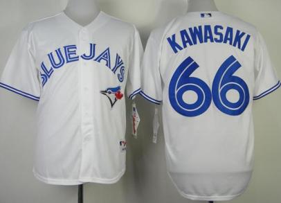 Toronto Blue Jays 66 Munenori Kawasaki White MLB Jerseys Cheap