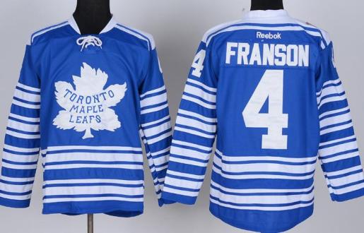 Toronto Maple Leafs 4 Cody Franson 2014 Winter Classic Blue NHL Jersey Cheap