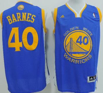 Golden State Warriors 40 Harrison Barnes Blue Revolution 30 Swingman NBA Jerseys