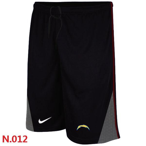 Nike NFL San Diego Charger Classic Shorts Black Cheap