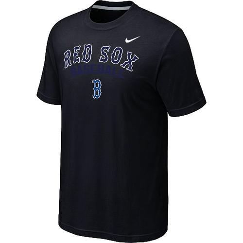 Nike MLB Boston Red Sox 2014 Home Practice T-Shirt - Black Cheap