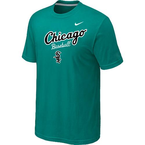 Nike MLB Chicago White Sox 2014 Home Practice T-Shirt - Green Cheap
