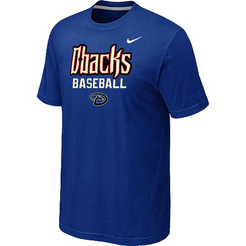Nike MLB Arizona Diamondbacks 2014 Home Practice T-Shirt - Blue Cheap