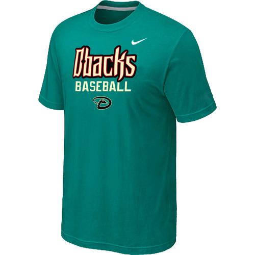Nike MLB Arizona Diamondbacks 2014 Home Practice T-Shirt - Green Cheap