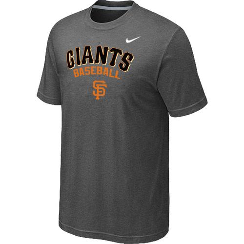 Nike MLB San Francisco Giants 2014 Home Practice T-Shirt - Dark Grey Cheap
