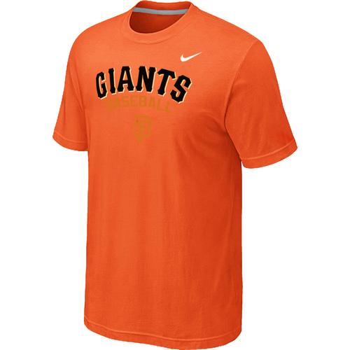 Nike MLB San Francisco Giants 2014 Home Practice T-Shirt - Orange Cheap