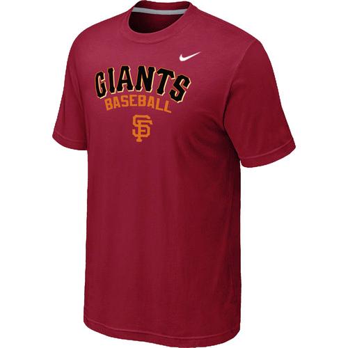 Nike MLB San Francisco Giants 2014 Home Practice T-Shirt - Red Cheap