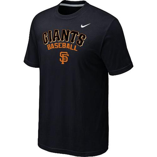 Nike MLB San Francisco Giants 2014 Home Practice T-Shirt - Black Cheap