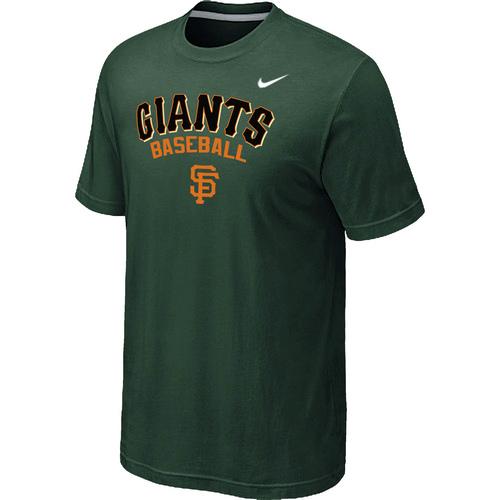 Nike MLB San Francisco Giants 2014 Home Practice T-Shirt - Dark Green Cheap