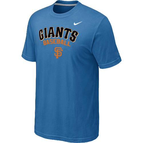 Nike MLB San Francisco Giants 2014 Home Practice T-Shirt - light Blue Cheap