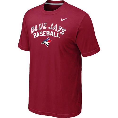 Nike MLB Toronto Blue Jay 2014 Home Practice T-Shirt - Red Cheap