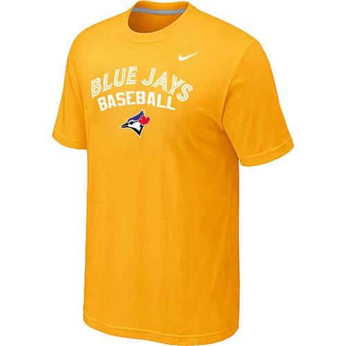 Nike MLB Toronto Blue Jay 2014 Home Practice T-Shirt - Yellow Cheap