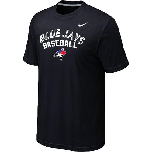 Nike MLB Toronto Blue Jay 2014 Home Practice T-Shirt - Black Cheap
