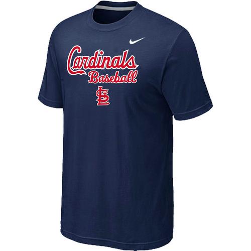 Nike MLB St.Louis Cardinals 2014 Home Practice T-Shirt - Dark blue Cheap