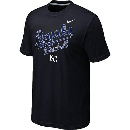 Nike MLB Kansas City 2014 Home Practice T-Shirt - Black Cheap