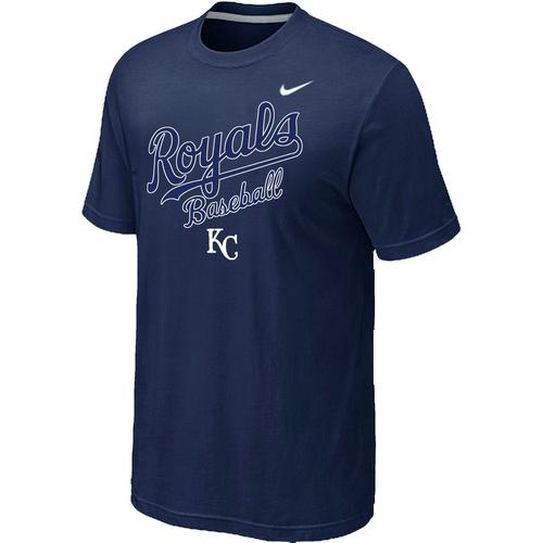 Nike MLB Kansas City 2014 Home Practice T-Shirt - Dark blue Cheap