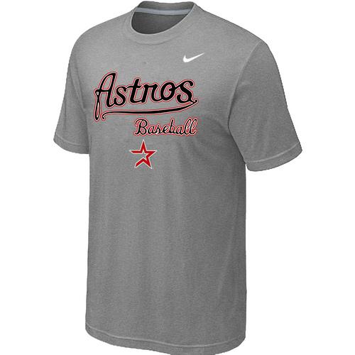 Nike MLB Houston Astros 2014 Home Practice T-Shirt - Light Grey Cheap