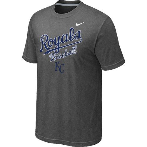 Nike MLB Kansas City 2014 Home Practice T-Shirt - Dark Grey Cheap