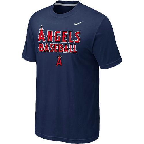 Nike MLB Los Angeles Angels 2014 Home Practice T-Shirt - Dark blue Cheap