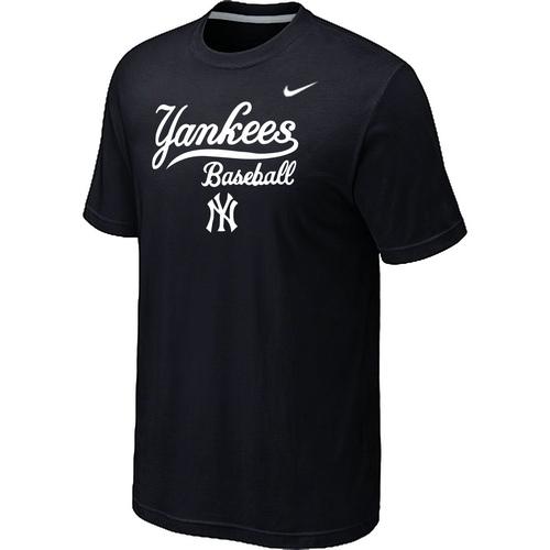 Nike MLB New York Yankees 2014 Home Practice T-Shirt - Black Cheap